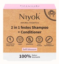 2 in 1 festes Shampoo + Conditioner - Soft blossom